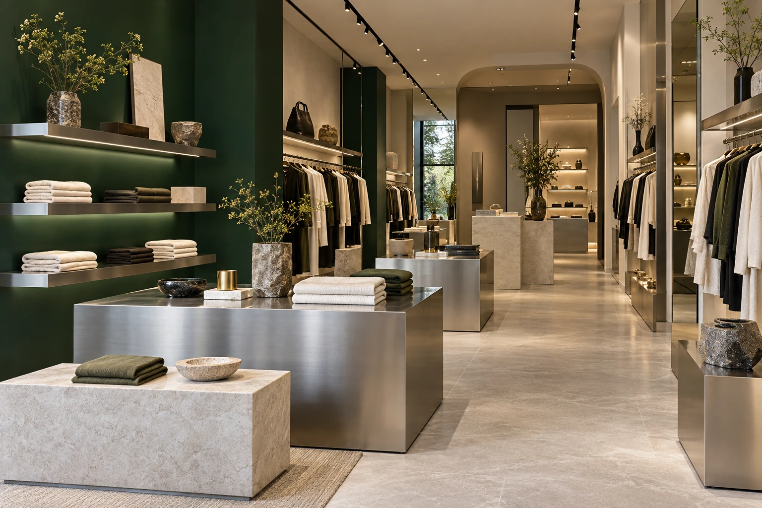 Boutiques & showrooms — illustration d’ambiance