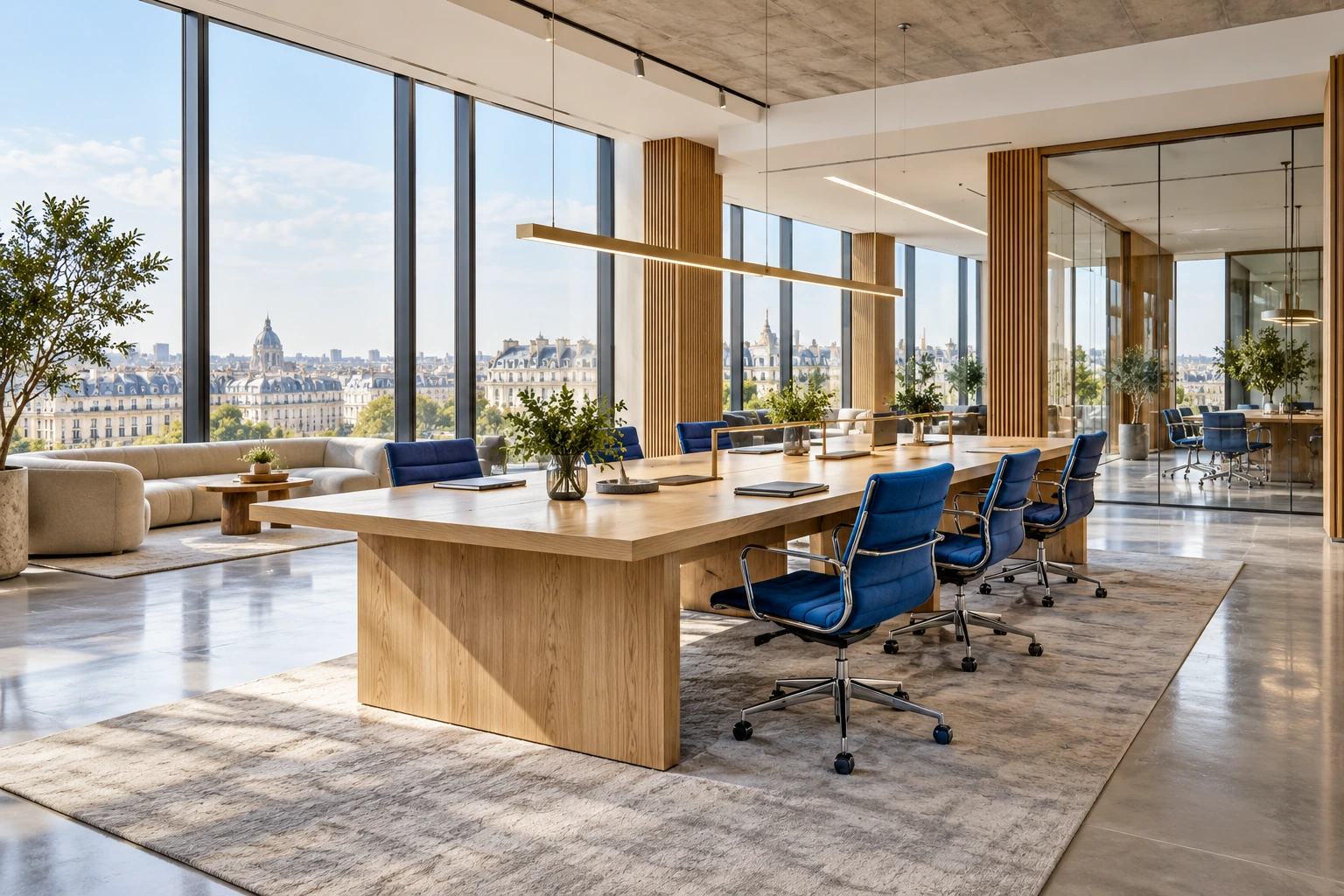 Bureaux & espaces de travail — illustration d’ambiance